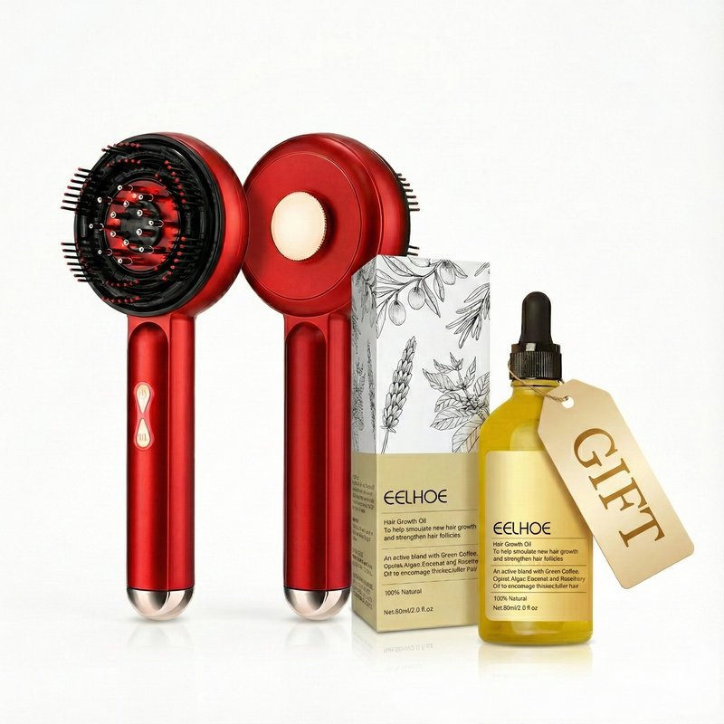 RedGrow™ Pro-Regrowth Scalp Therapy Device  + HAIR GROWTH OIL GIFT